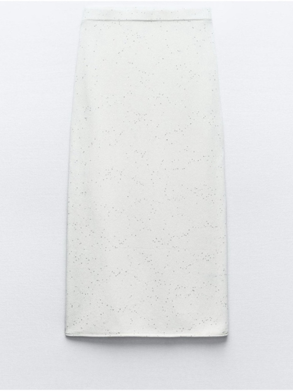 Zara Knit Sequin Midi Skirt